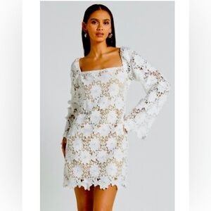 Showpo White Dress size US10 never worn